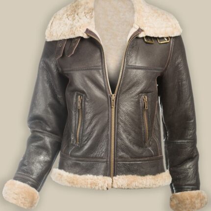 B3 Bomber Sheepskin Women Jacket