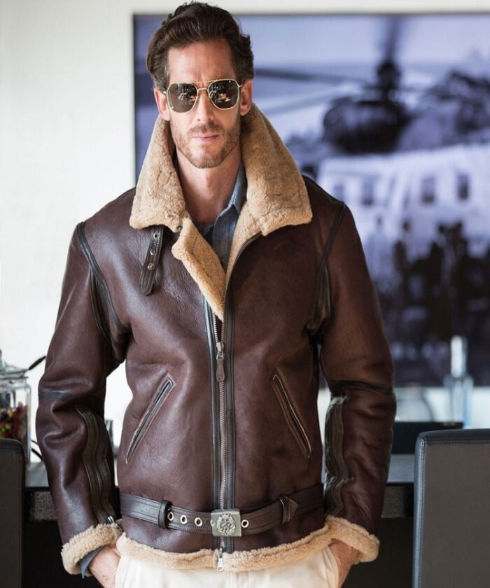 Men Raf Fighter Bomber Jacket